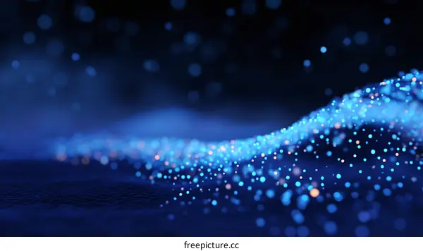 Abstract Digital Wave Pattern Design