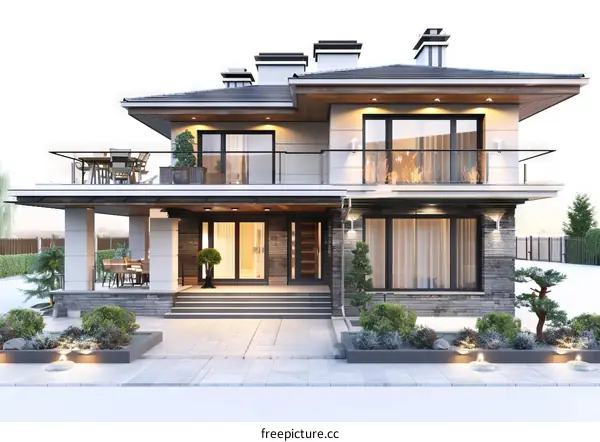 Modern House and Sustainable Garden Design