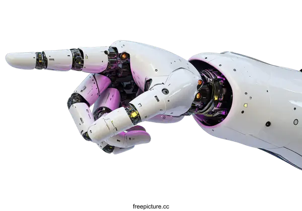 [Transparent Background PNG]Advanced Robotic Arm Illustrative Design