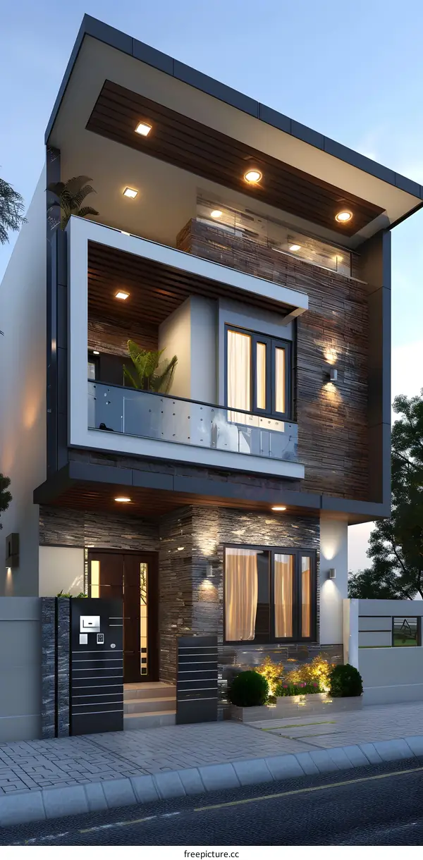 A modern style of townhouses