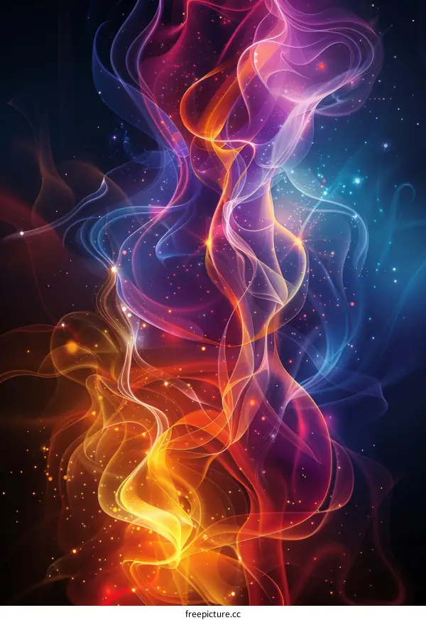 Abstract Colorful Energy Flow