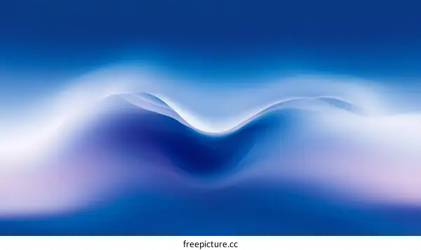 Abstract Blue and White Color Gradient Background