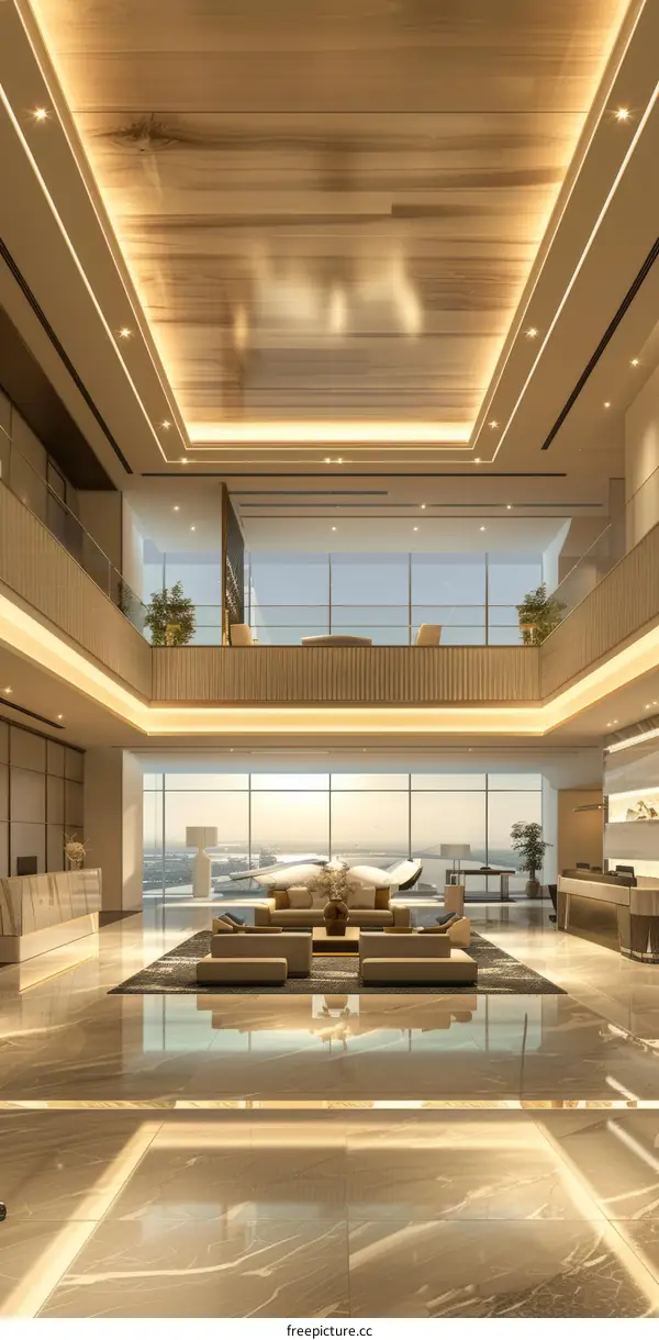 Modern Hotel Lobby Interior Design