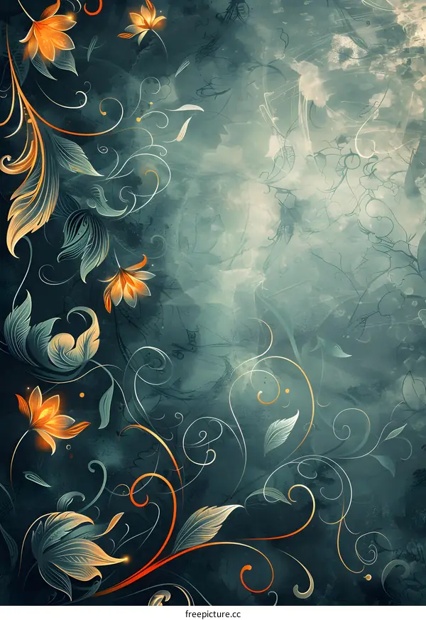 Hand-painted flower illustrations