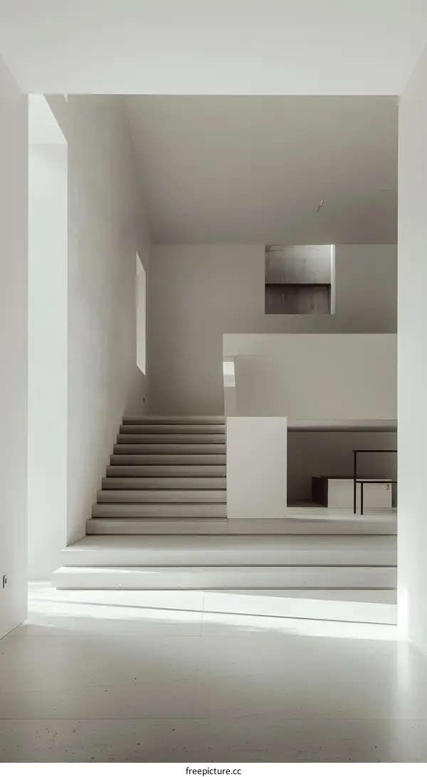 Minimalist Staircase in Modern House