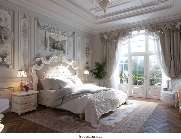 European style luxury bedroom