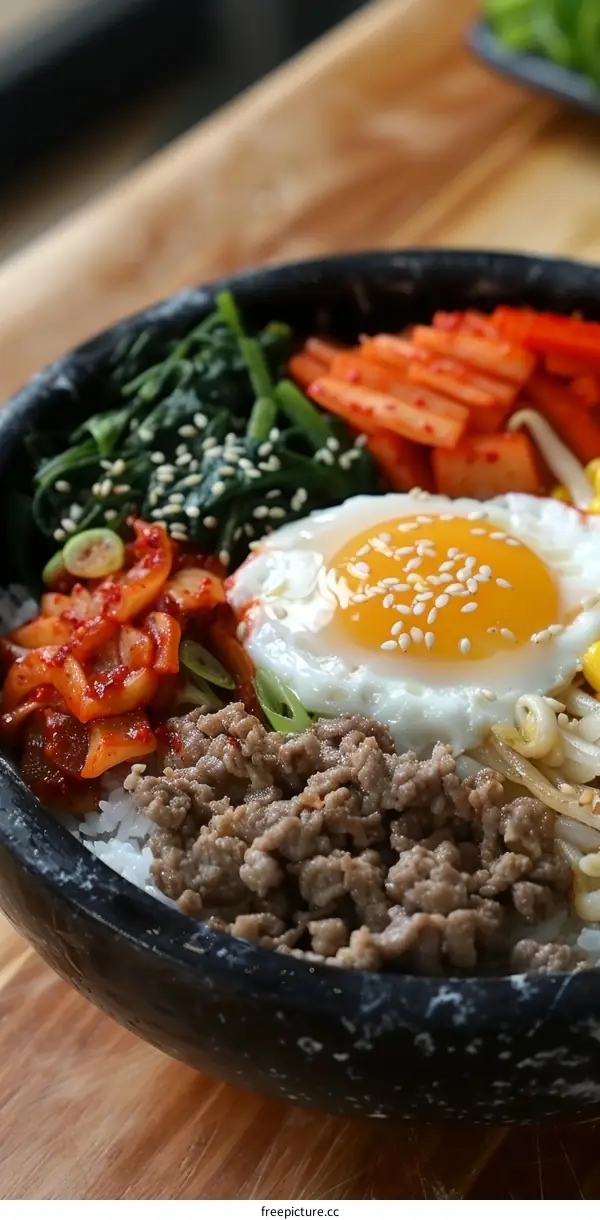 Korean Bibimbap: A Colorful and Delicious Meal