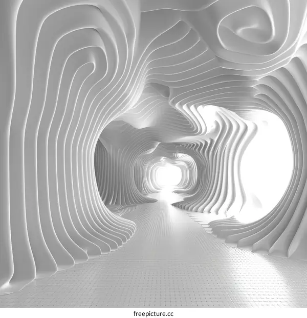 Futuristic Tunnel Interior Design