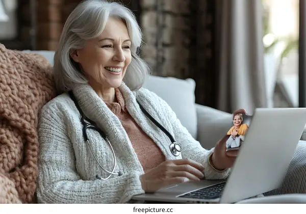 Video Call with Doctor and Patient