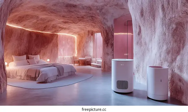 Pink Cave Bedroom Interior Design