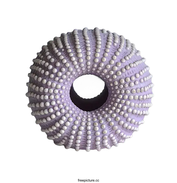 [Transparent Background PNG]Purple Sea Urchin Specimen