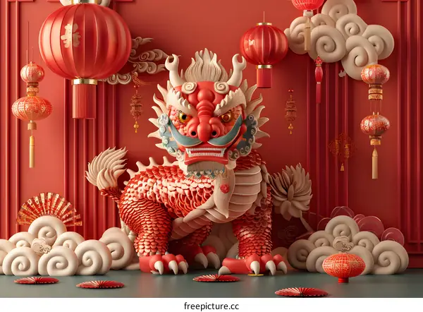 Chinese New Year Dragon Dance