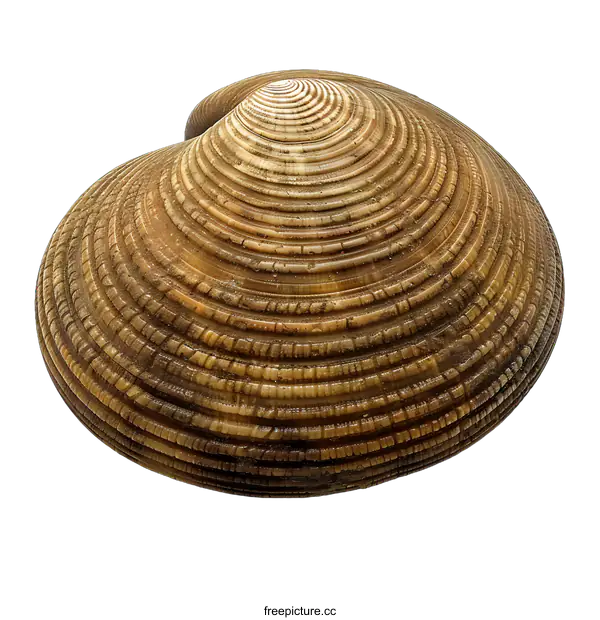 [Transparent Background PNG]Isolated seashell on white background