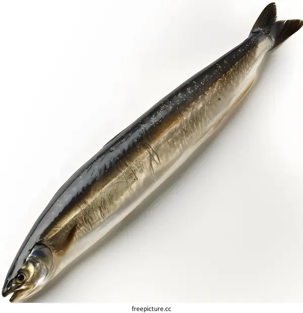 A fish on a white background