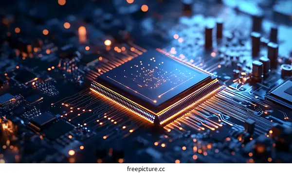 Advanced Microprocessor on Circuit Board