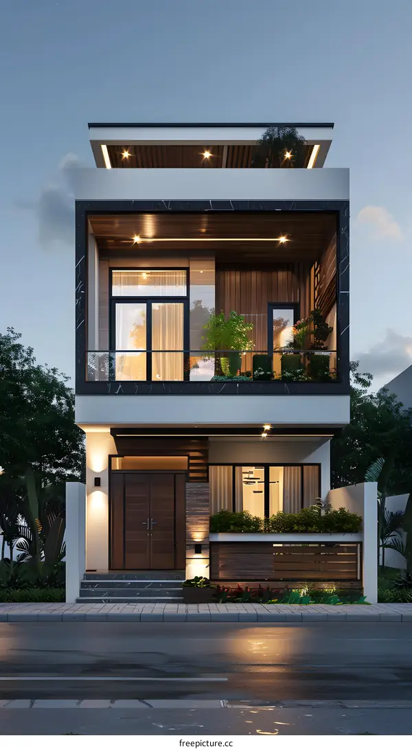 A modern style of townhouses