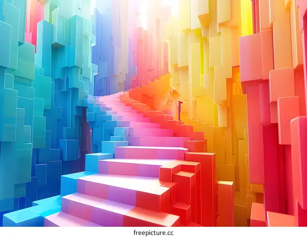 Rainbow Stairway to Heaven