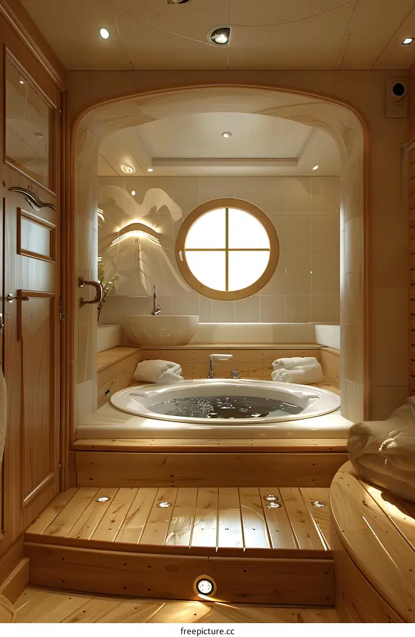 Wooden Bathroom Interior Design