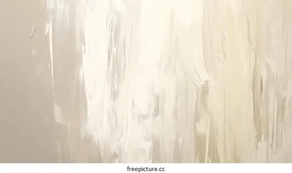 Abstract Beige and White Texture Painting