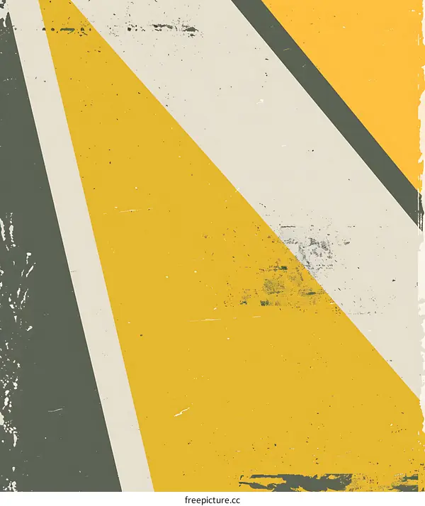 Abstract Geometric Pattern With Grunge Texture