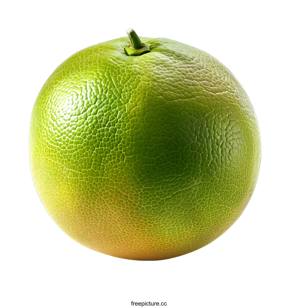 [Transparent Background PNG]Single green pomelo