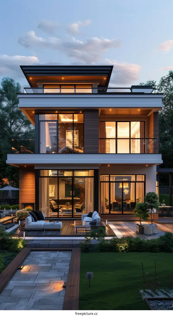 Modern Luxurious House Exterior Design
