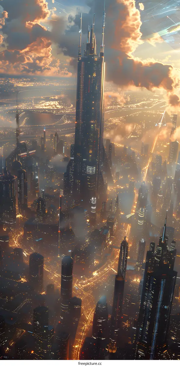 Science fiction city