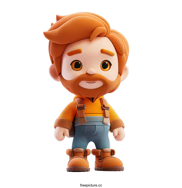 [Transparent Background PNG]3d cartoon character