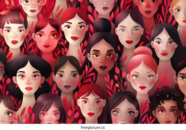 Diverse Women: Celebrating Skin Tones and Features