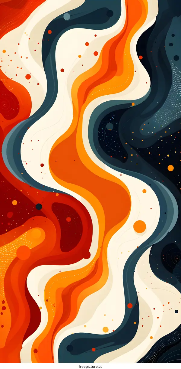 Abstract Wavy Background