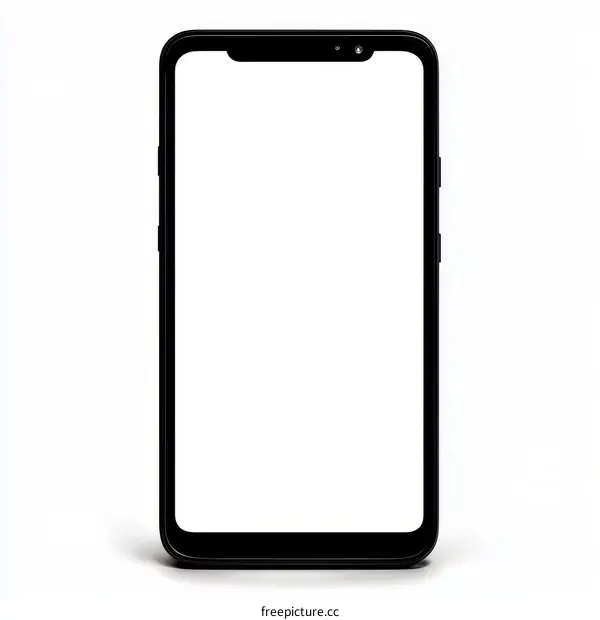 Modern Black Smartphone Mockup