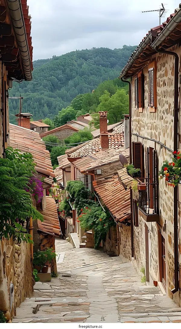 Narrow Italian Street