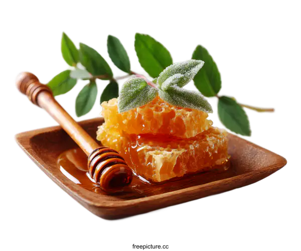 [Transparent Background PNG]Honeycomb Honey Sweet Treat
