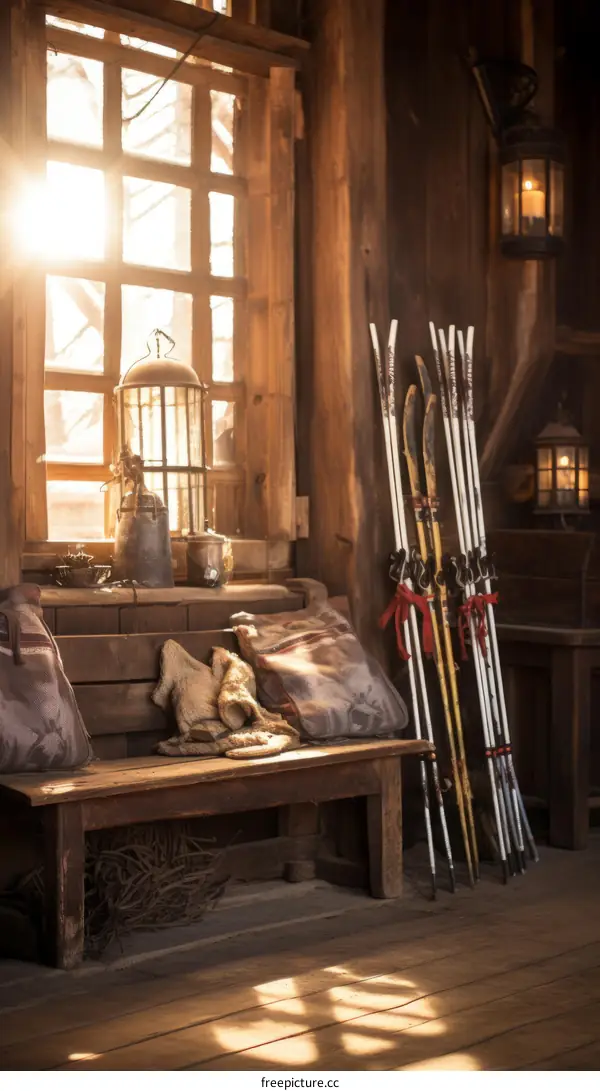 A Cozy Cabin in the Mountains