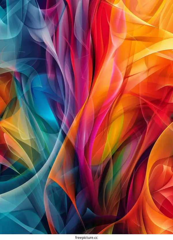 Captivating Abstract Art: A Kaleidoscope of Colors and Geometric Patterns