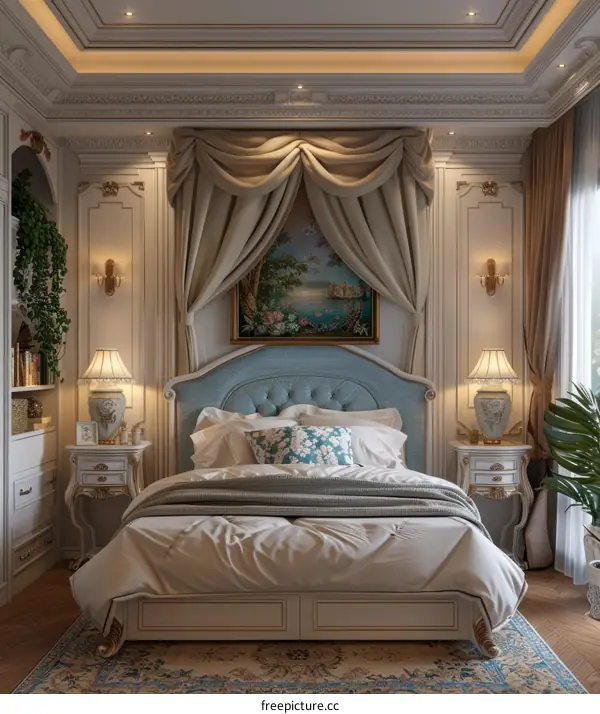 Elegant Classic Bedroom Interior Design
