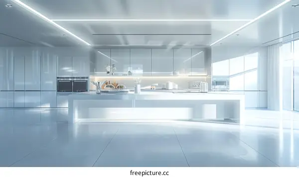 The All-White Kitchen of the Future