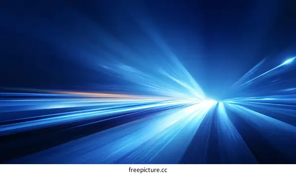 Abstract Speed Light Motion of Blue