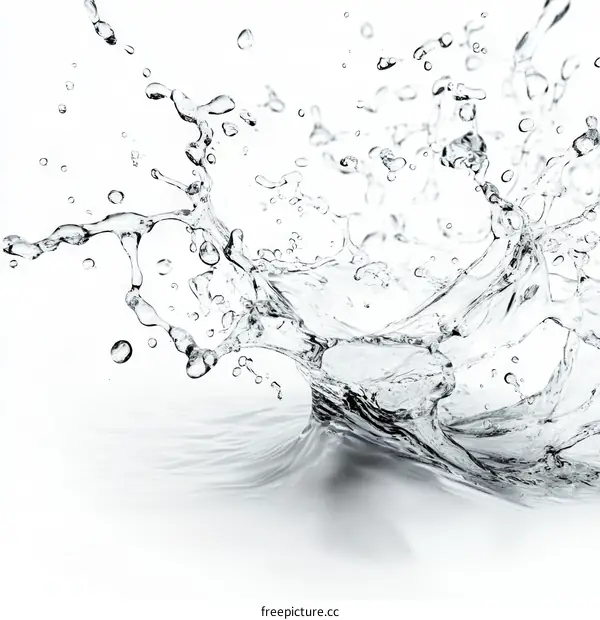 Water Splash Abstract Artistic Background