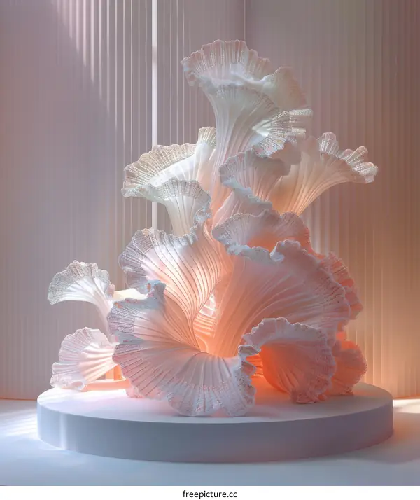 3D Architectural Design of Flower Installations