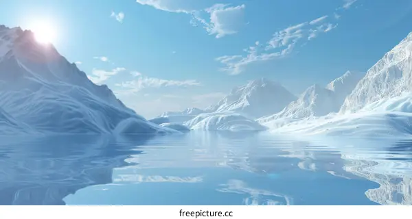 Majestic Iceberg in Antarctica