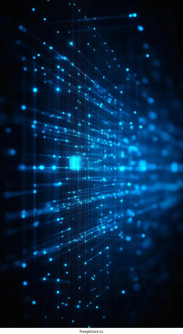 Abstract Network Structure Illustration