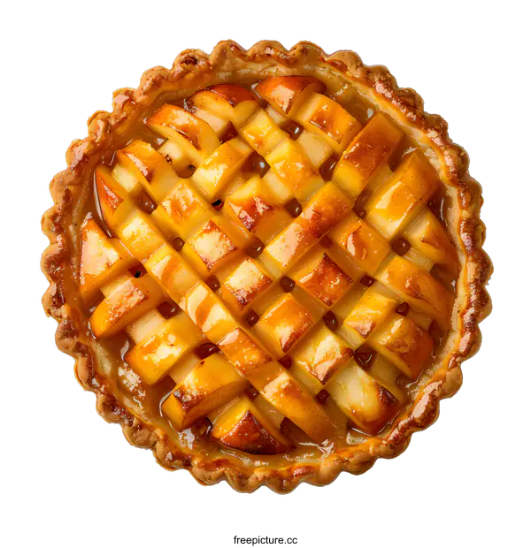 [Transparent Background PNG]Freshly Baked Apple Pie