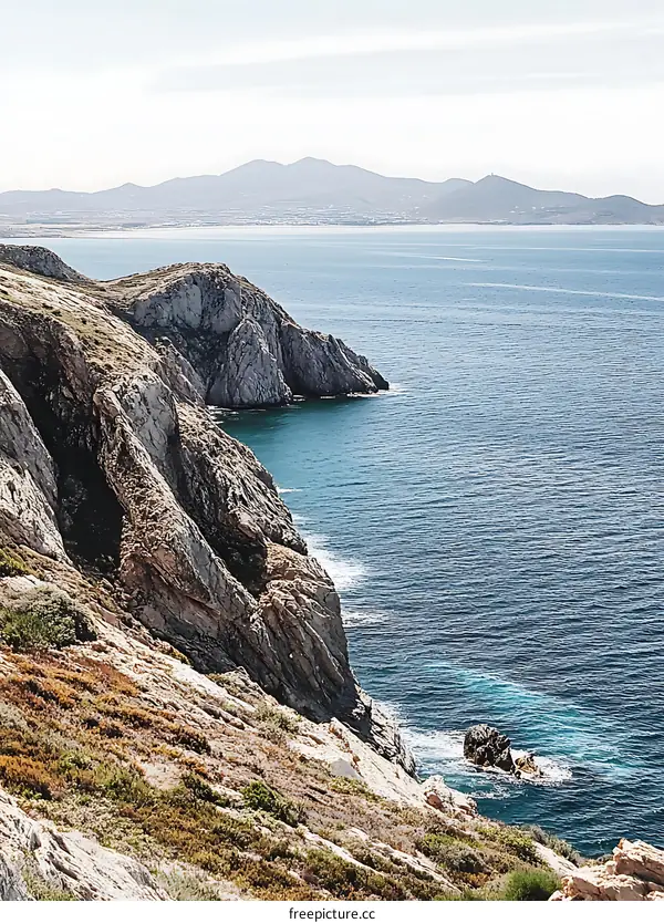 Stunning View of the Cliffs and the Ocean