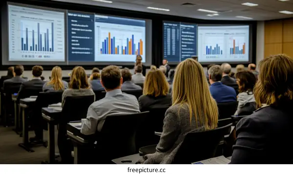 Business Conference in Large Auditorium