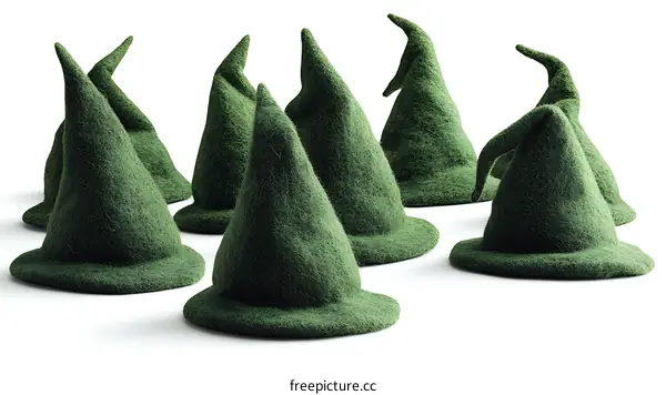Green Witch Hats Collection