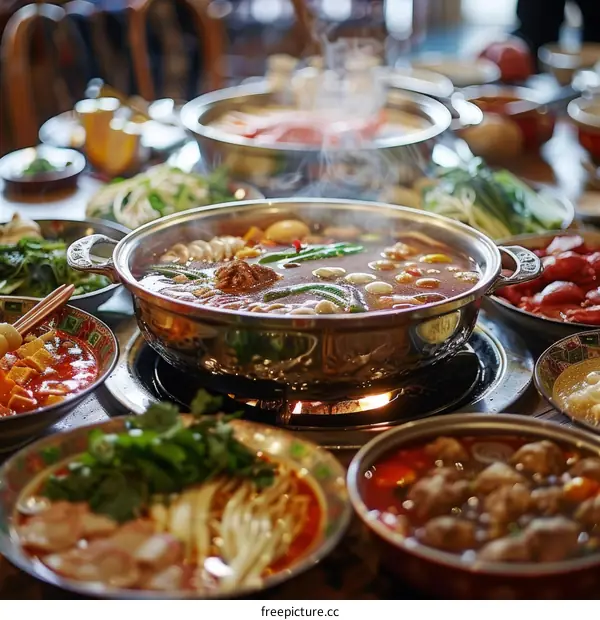 Delicious Chinese Hot Pot: A Feast for Family and Friends
