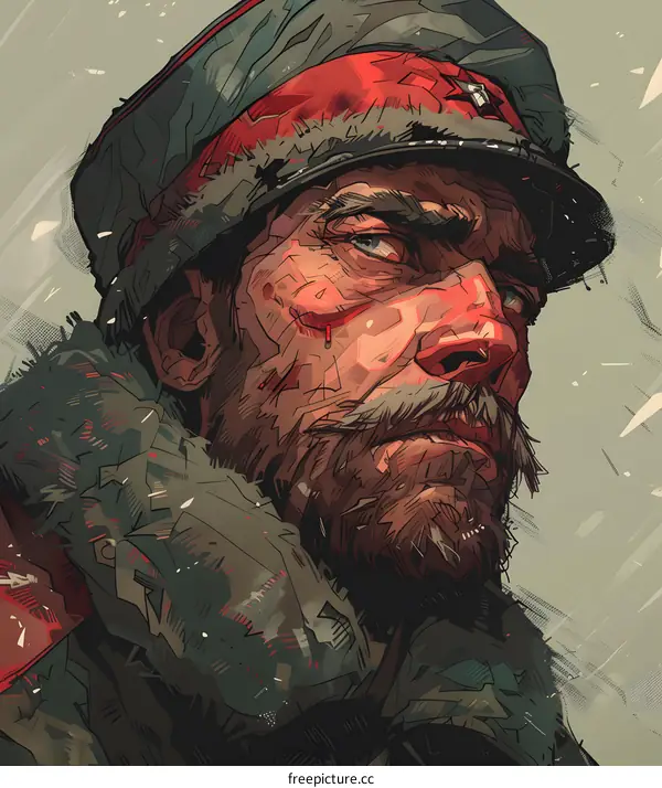 Portrait of a soldier