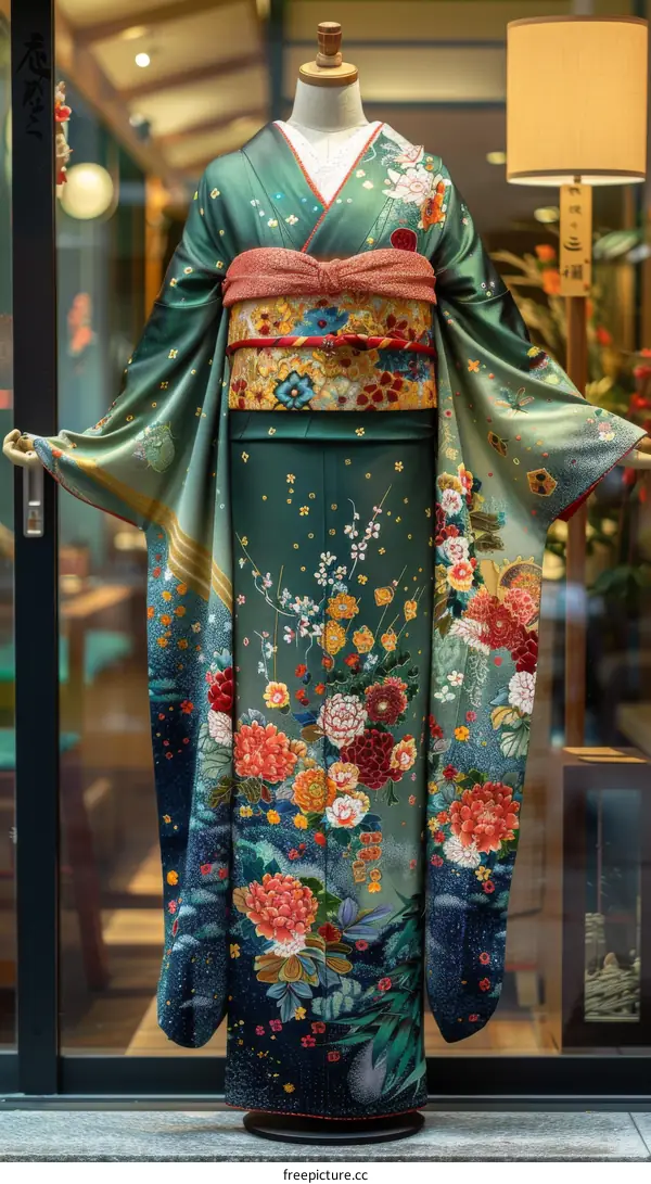 Beautiful Kimono on Display