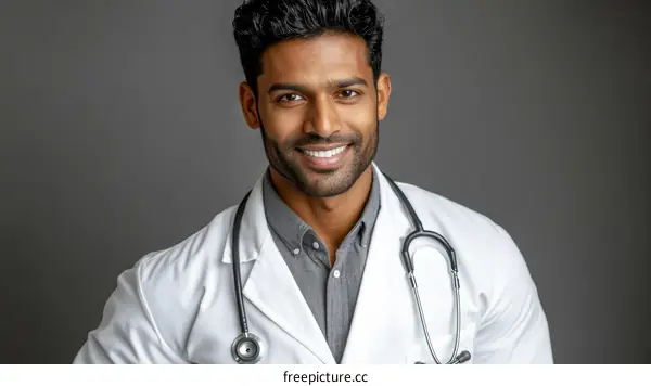 Confident Doctor Smiling Portrait
